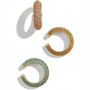 BaubleBar Jewelry - π 2/$24 Champagne Pave Crystal Ear Cuff π BaubleBar Jewelry - π 2/$24 Champagne Pave Crystal Ear Cuff π